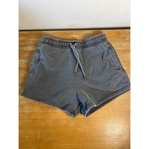 TALENTLESS Women's Grey Sweat Shorts Size M Drawstring Elastic Waist